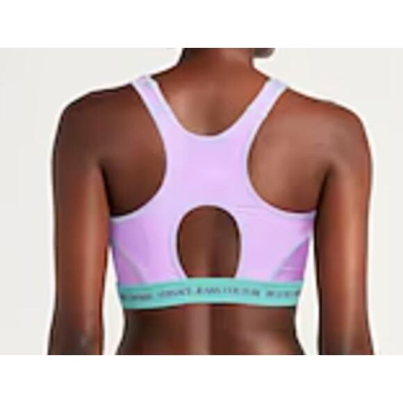 Versace Jeans Collection Visible Stitching Sports Top lilac - Picture 4 of 10